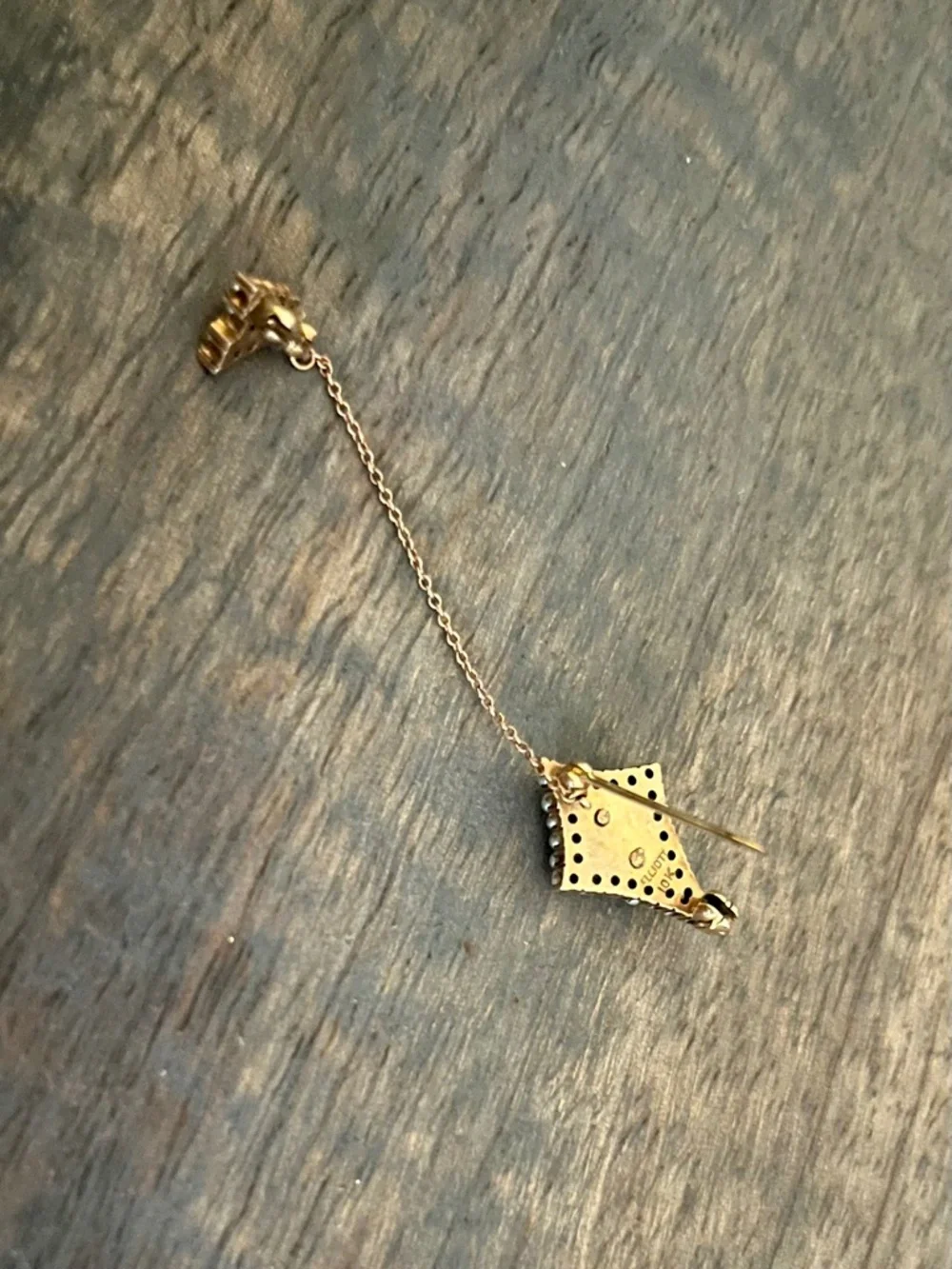 Vintage 10K Gold Sigma Sigma Psi Sorority 